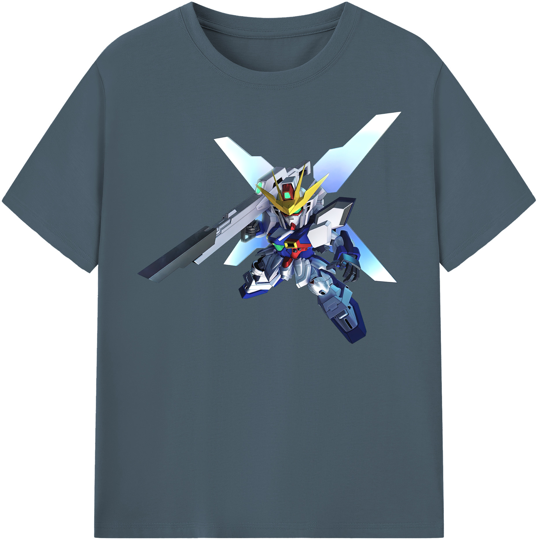 （画像用） 機動戦士ガンダム Mobile Suit Gundam 綿100％半袖Tシャツ（フロントプリント）